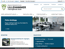 Tablet Screenshot of lillehammer.vgs.no